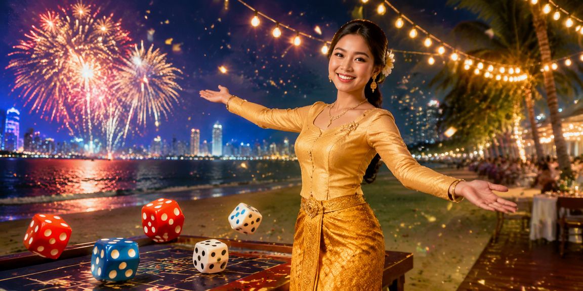 ငပလီကမ်းခြေတွင် စလော့ဂိမ်းကစားနေသူများ